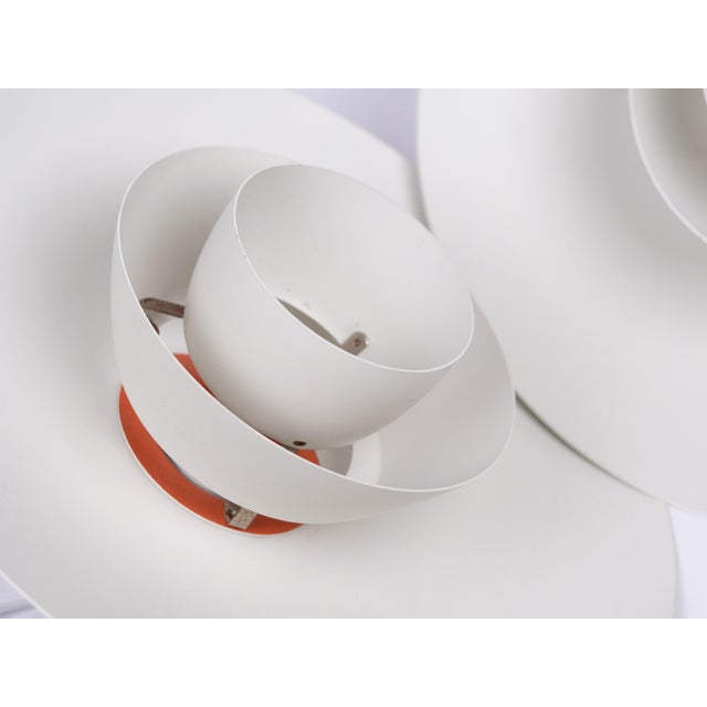 White Vintage Danish PH 4/3 Hanging Lamps by Poul Henningsen for Louis Poulsen, 1966, Set of 2 For Sale - Image 8 of 15