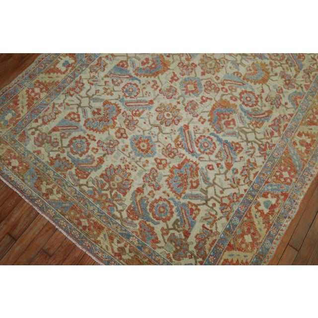Persian Early 20th Century Persian Veramin Rug - 5'5" x 7'11" For Sale - Image 3 of 7