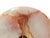 9.75" Natural White Brown Onyx Stone Round Fengshui Home Decor Display For Sale - Image 12 of 16