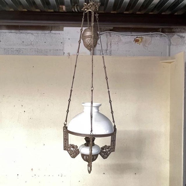 Antique Liberty Chandelier with Ups and Downs, 1920s For Sale - Image 9 of 14