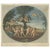 Antique print titled 'Amorettentanz'. Mythological print of amoretti dancing around a monument to the god Amor. They are...