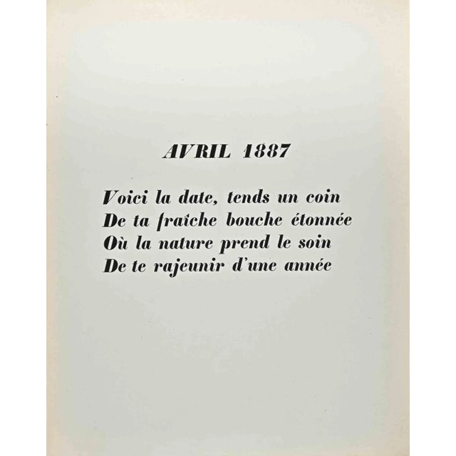 Portrait of Matisse is a lithograph realized by Raoul Dufy in 1920. Good conditions. Edition of 110. Unsigned and...