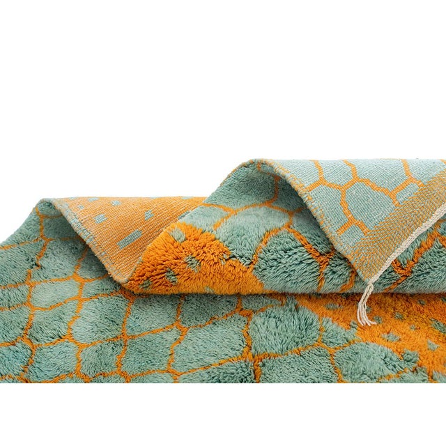 Premium Hand-Knotted Moroccan Wool Rug | 7'5" X 5'2" | One of a Kind For Sale - Image 6 of 8