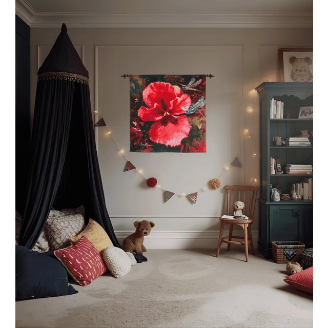 This beautiful tapestry is woven on a jacquard loom by skilled weavers, keeping alive the centuries old tradition of...