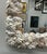 White Small Shell Frame Mirror For Sale - Image 8 of 9