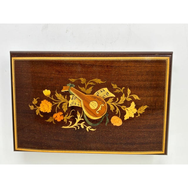 Vintage Jewelry Music Box Made in Italy by Reuge For Sale - Image 12 of 15