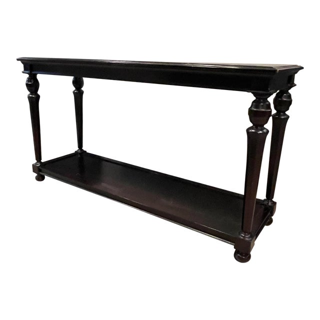 Restoration Hardware Console Table With Caned Top Chairish