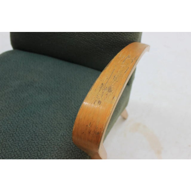 Green Lounge Chair from Tatra Pravenec, 1960s For Sale - Image 8 of 9