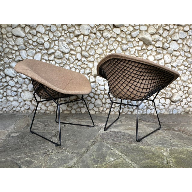Harry Bertoia Diamond Chairs by Harry Bertoia for Knoll, 1970s, Set of 2 For Sale - Image 4 of 15