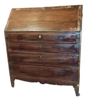 English Secretaire in Mahogany