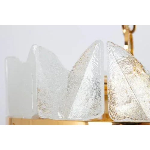 Metal Gilt Brass & Crystal Glass Light Chandelier Corina, Kalmar, Austria, 1970s For Sale - Image 7 of 12