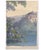 Paper Zuber Blue & Green Hand Painted Wallpaper Panel #16 El Dorado For Sale - Image 7 of 9