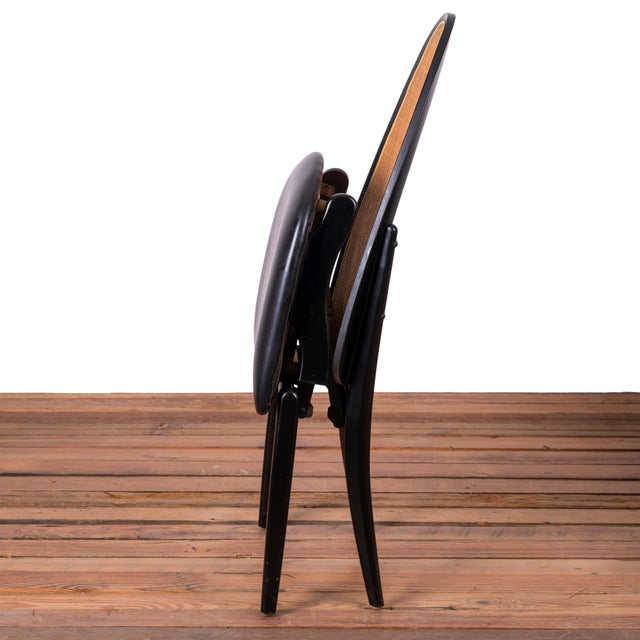 MidCentury Stakmore Cane Back Folding Chairs Set of 6 Chairish