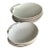 Late 20th Century Coastal Bordallo Pinheiro White Shell Plate Set of 8 For Sale