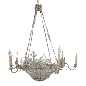 1940’s Silver Plated Chandelier