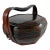 Antique Chinese Black and Red Lacquer Basket For Sale