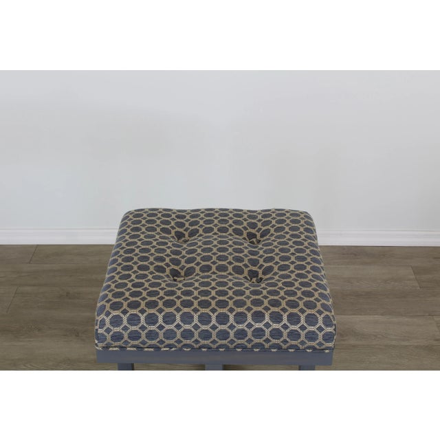 Transitional Custom Made Benches - a Pair For Sale In Miami - Image 6 of 8