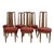 Reupholstered Set of 6 1960s Tomlinson “Sophisticate Collection” No63 Dining Chairs For Sale