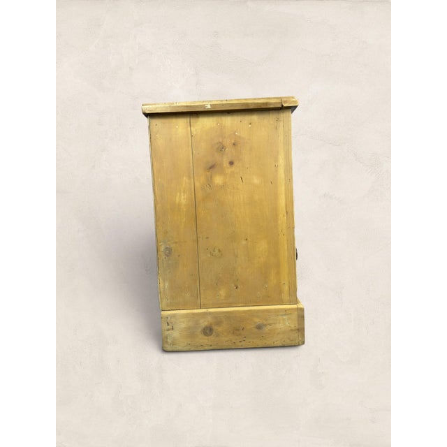 Antique Victorian Pine Two Over Two Chest of Drawers With Plinth Base For Sale - Image 14 of 16