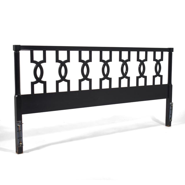 Mid 20th Century Mid 20th Century Hollywood Regency King Size Headboard For Sale - Image 5 of 11