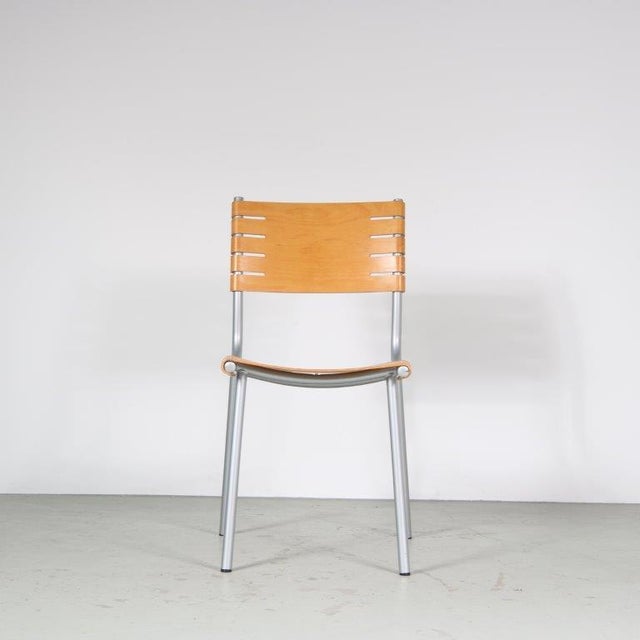Vintage Dining Chairs by Ruud Jan Kokke for Harvink, 1980s, Set of 4 For Sale - Image 9 of 15