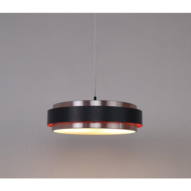 1960s Vintage Sera Pendant Lamp by Jo Hammerborg for Fog & Mørup, 1960s For Sale - Image 5 of 12