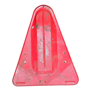 Vintage Blazon Red Sno-Wing Metal Sled