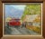 Wilfrid T. Mills-Los Angels Trolley Car at Sierra Madre Station -Oil painting oil painting on canvas -signed Canvas size:...