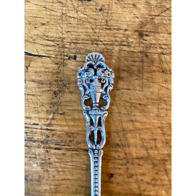 Early 21st Century Vintage Sterling Silver Caviar/Sugar Shovel/Jelly Spoon, Made in Germany For Sale - Image 5 of 7