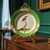 Chinoiserie Chelsea House Bird Decorative Plate-Green Gold-Chinoiserie Wall Decor-Porcelain For Sale - Image 3 of 11