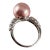 Sterling Silver Pearl and Cz Ring Sz 7 New For Sale