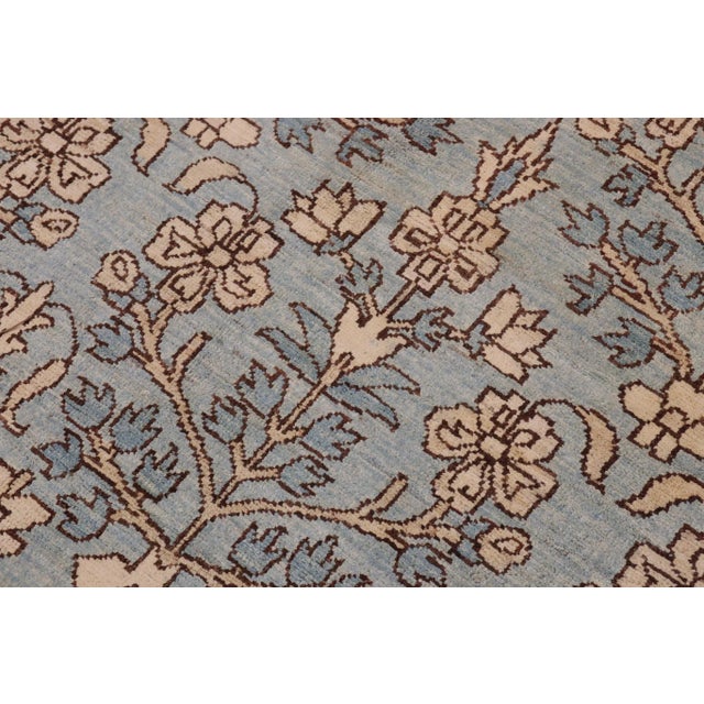 Boho Chic Ziegler Green Hand-Knotted Wool Rug - 12'0'' X 18'0'' For Sale - Image 4 of 8