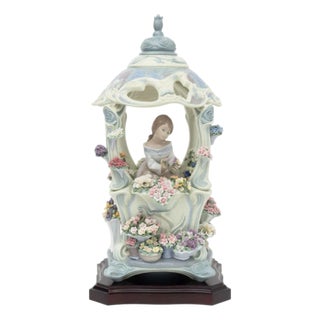 Lladro "Gazebo in Bloom" Porcelain Figurine For Sale