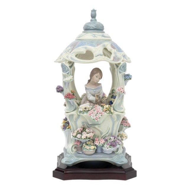 Lladro "Gazebo in Bloom" Porcelain Figurine For Sale