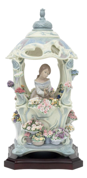 Lladro "Gazebo in Bloom" Porcelain Figurine