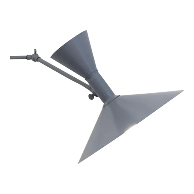 Small Le Corbusier 'Lampe De Marseille Mini' Wall Lamp for Nemo in Gray For Sale