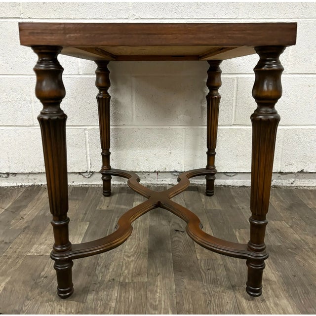 Vintage Louis XVI Style Parlor Table Occasional Table For Sale - Image 4 of 12