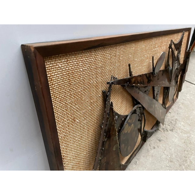 1970s Brutalist Danish Wall Sculpture, 1970s For Sale - Image 5 of 6