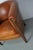 Vintage Dutch Cognac Colored Leather Club Chair For Sale - Image 3 of 18