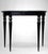Mid 20th Century Italian Console Table 1950s in Ebonized Wood and Verde Alpi Marble For Sale - Image 5 of 18