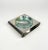 Ashtray in Steel and Green Glass from Sena Cristal, Italy, 1970s For Sale - Image 12 of 15