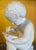 Stone Antique Italian Marble Sculpture of a Child in the Style of Canova For Sale - Image 7 of 11