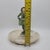 Green Vintage Art Deco j.b. Hirsch Cold Painted Spelter Figure on Marble Tray Dish For Sale - Image 8 of 9