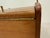 Mid-Century Teak Wood Sewing Tool Storage Box W/ Metal Handle Hinged 1950s MCM For Sale - Image 9 of 10