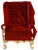 Velvet Ruby Rock Chair by Royal Stranger For Sale