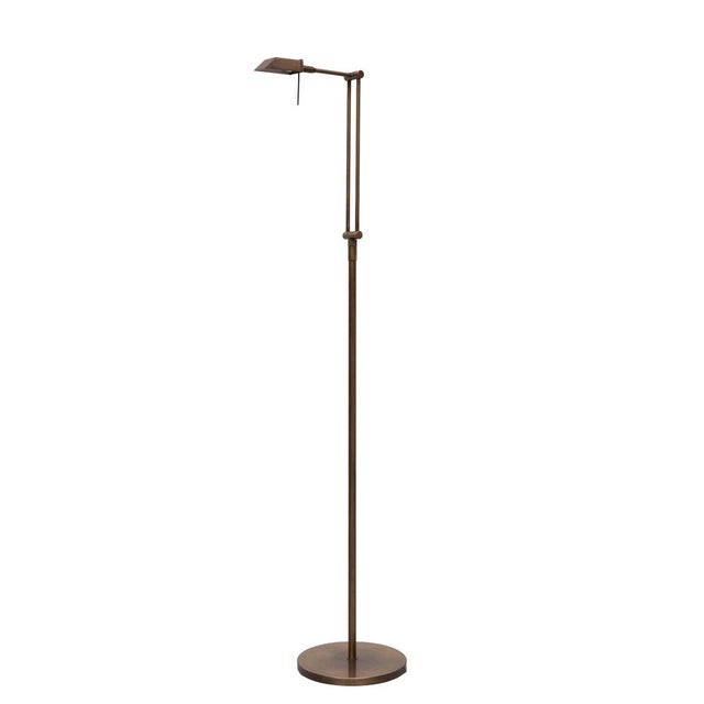 Goldenrod Adjustable Bronze Halogen Floor Lamp by Ben Demmers, 1980s For Sale - Image 8 of 14