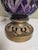 A Pair of 1940s Cut Crystal Amethyst Table Lamps For Sale In Philadelphia - Image 6 of 9