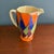 Art Deco 1929 Clarice Cliff Original Bizarre Athens Jug – Blue, Orange & Green Geometric For Sale - Image 3 of 7