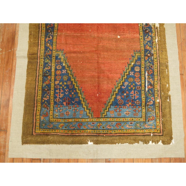 Antique Zabihi Collection Bakshaish Rug on Fabric Textile For Sale - Image 9 of 9