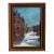 Early 1900's Baltimore Brownstone Street Scene Painting by Artist Lilian Giffen For Sale